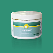 Kosmetiktiegel mit 200 Gramm Emulind® Aktiv-Pflegecreme.