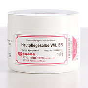 Cosmetic jar with 100 grams skin care ointment W/L SR